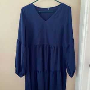 navy blue dress